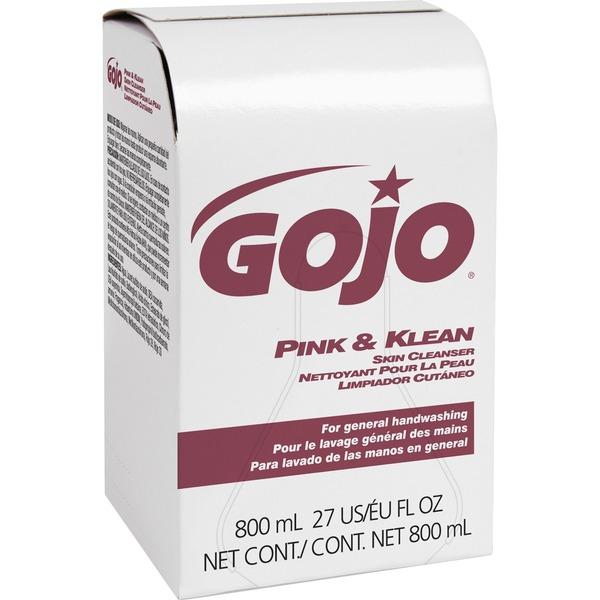 Gojo® 800 Dispenser Refill Pink/Klean Skin Cleanser - Lotion - 27 fl oz - Floral - For Sensitive Skin - 1 Each