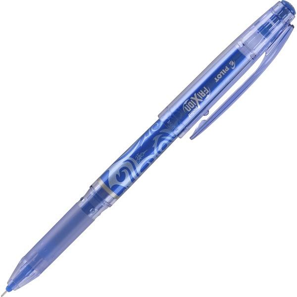 Pilot FriXion Point Erasable Gel Pen - Extra Fine Pen Point - 0.5 mm Pen Point Size - Needle Pen Point Style - Blue Gel-based Ink - Blue Barrel - 1 Each