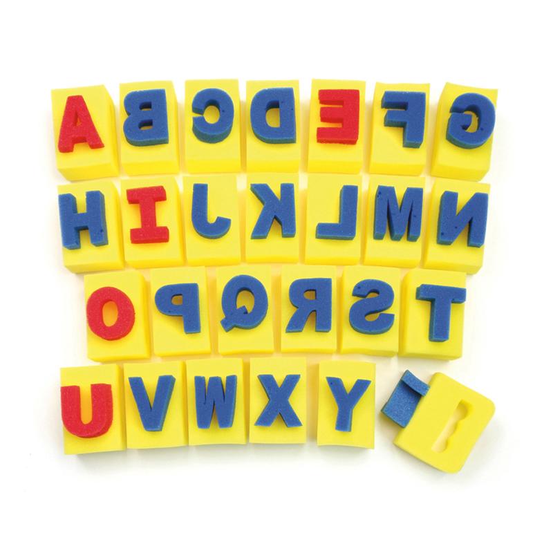  Chenillekraft Sponge A- Z Letters - 26 (Capital Letter) Shape - Washable - 2 