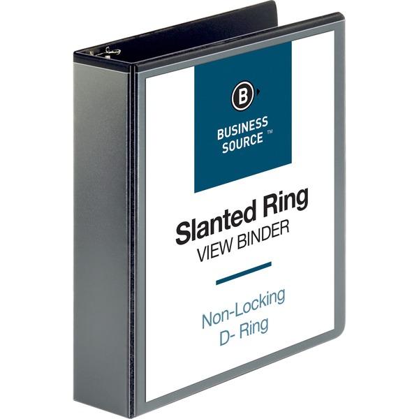 Business Source Basic D-Ring View Binders - 2