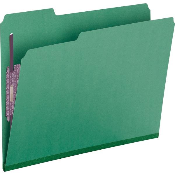  Smead Position 1 & 3 Pressboard Fastener Folders - Letter - 8 1/2 