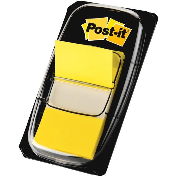 Post-it® Yellow Flag Value Pack - 12 Dispensers - 600 x Yellow - 1