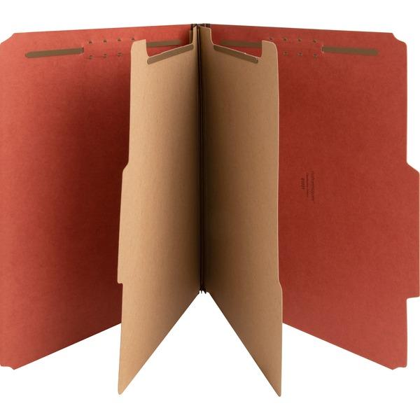 Nature Saver Kraft Divider Recycled Classification Folders - Letter - 8 1/2
