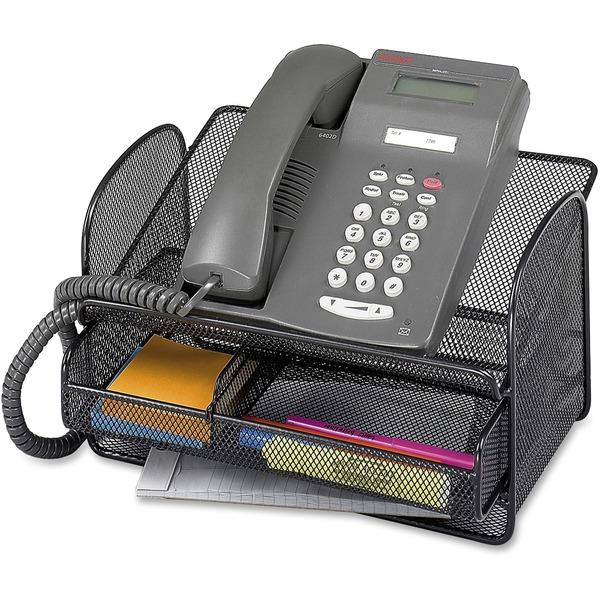 Safco Onyx Mesh Telephone Stand - 7