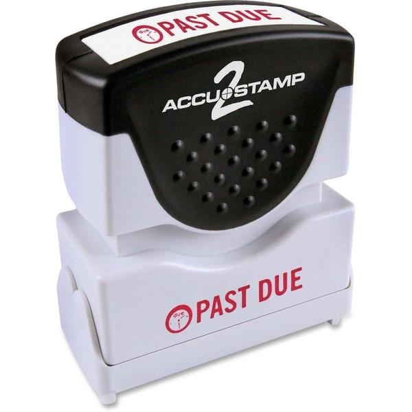 COSCO 1-Color Red Shutter Stamp with Microban - Message Stamp - 