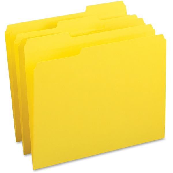 Business Source Color-coding Top-tab File Folders - Letter - 8 1/2
