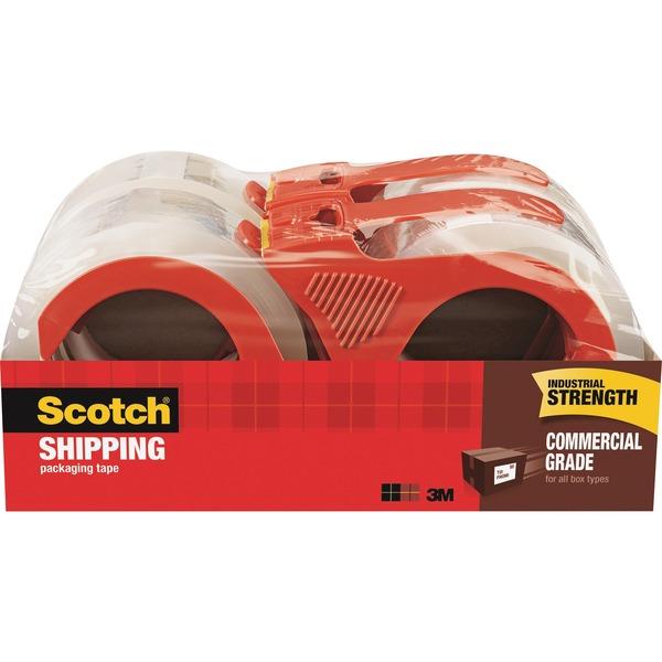 Scotch Commercial-Grade Shipping/Packaging Tape - 54.60 yd Length x 1.88
