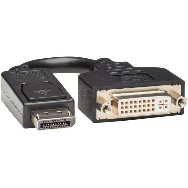 Tripp Lite DisplayPort to DVI Adapter Converter Cable Compact - DP to DVI for DP-M to DVI-I-F