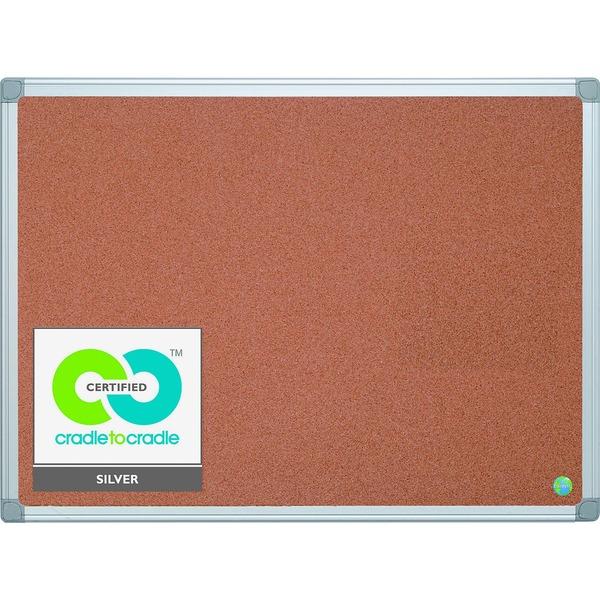 MasterVision Aluminum Frame Recycled Cork Boards - 36