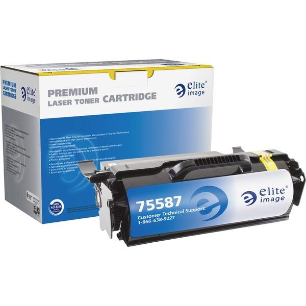 Elite Image Remanufactured MICR Toner Cartridge - Alternative for Lexmark (T650H21A) - Laser - 21000 Pages - Black - 1 Each
