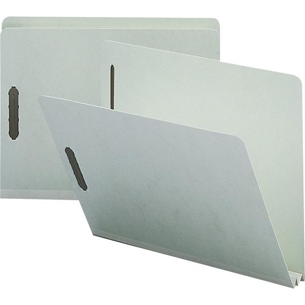  Nature Saver Straight- Cut Pressboard Fastener Folders - Letter - 8 1/2 