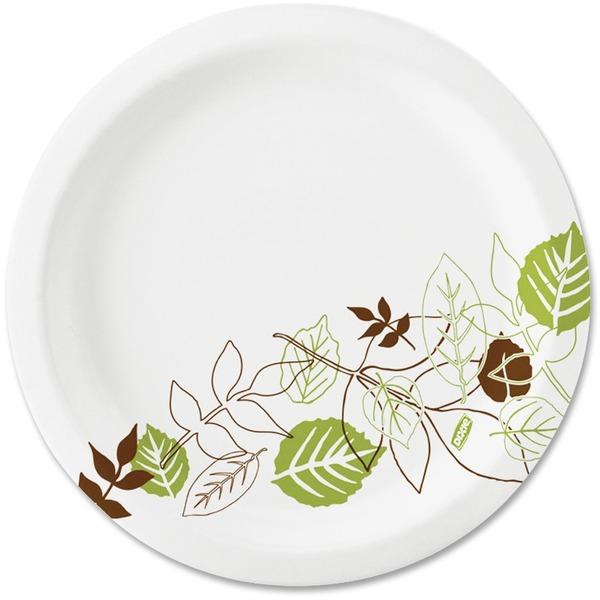 Dixie Pathways Design Everyday Paper Plates - 125 / Pack - 6.88