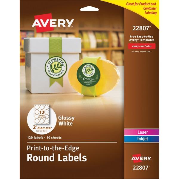 Avery® Sure Feed Labels - Permanent Adhesive - 2