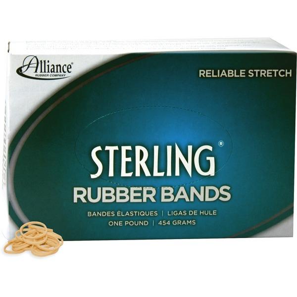 Alliance Rubber 24085 Sterling Rubber Bands - Size #8 - 1 lb Box - Approx. 7100 Bands - 7/8