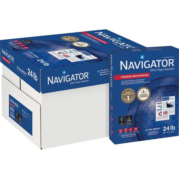 Navigator NMP1124 Inkjet, Laser Print Copy & Multipurpose Paper - Letter - 8 1/2
