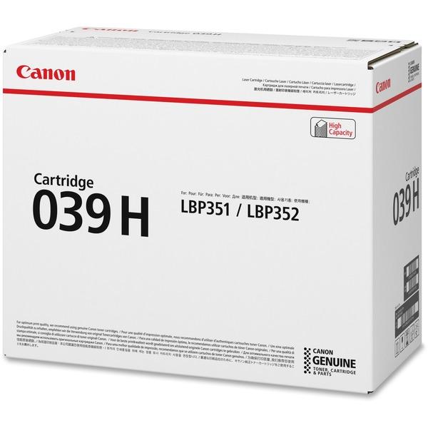 Canon 039H Original Toner Cartridge - Laser - High Yield - 25000 Pages - Black - 1 Each