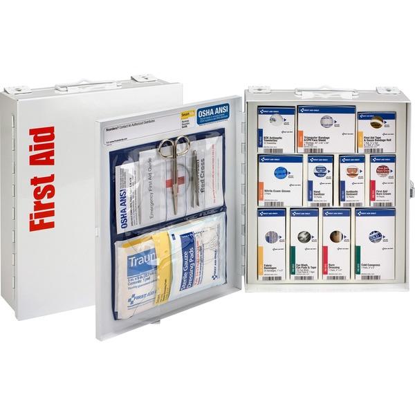 First Aid Only Class A 94-piece SC First Aid Cabinet - 94 x Piece(s) For 25 x Individual(s) - 12