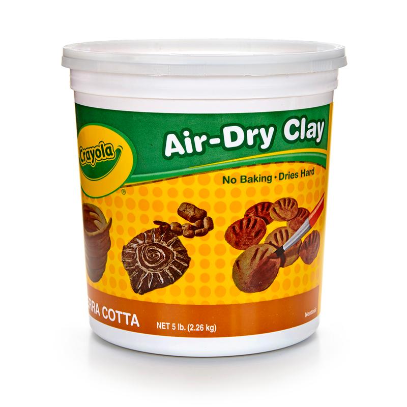 Crayola Air-Dry Clay - Sculpture - Recommended For - 1 Each - Terra Cotta