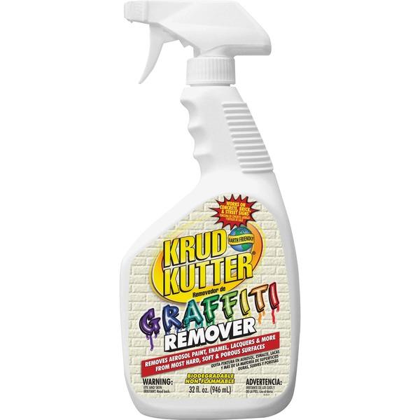Krud Kutter Graffiti Remover - Spray - 32 fl oz (1 quart) - 1 Each - Clear