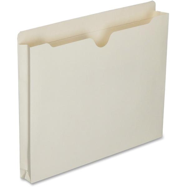 SKILCRAFT Double-ply Tab Expanding Manila File Jackets - Letter - 8 1/2