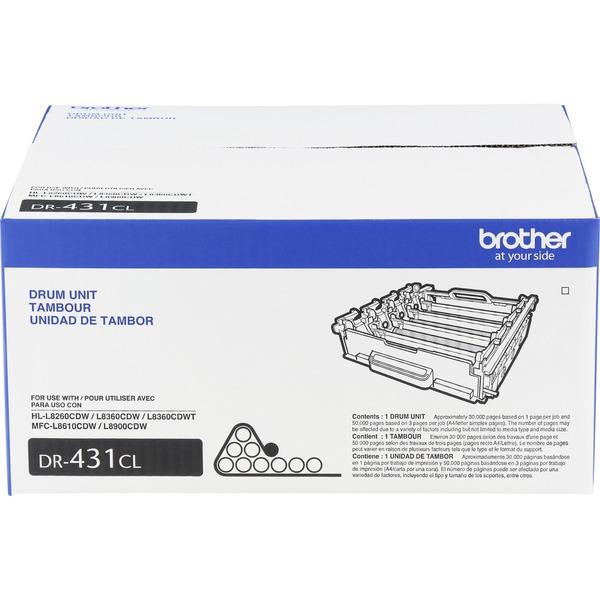 Brother Genuine DR431 Drum Unit - 50000 Pages - 1 Each