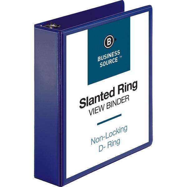 Business Source D-Ring View Binder - 2