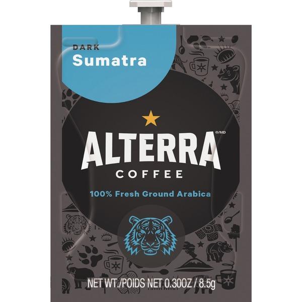 Alterra Roasters Sumatra Coffee - Compatible with Flavia - Regular - Sumatra - Dark - 100 / Carton