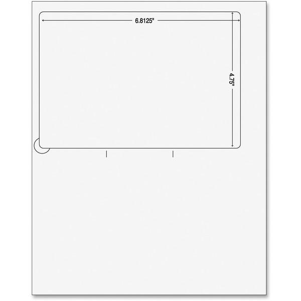 Sparco Laser, Inkjet Print Integrated Label Form - 6 13/16