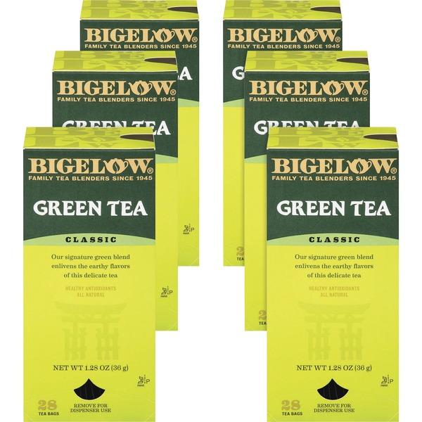 Bigelow Classic Green Tea - Green Tea - 8 oz Per Bag - 168 Teabag - 168 / Carton