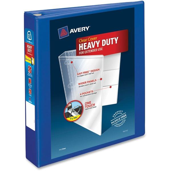 Avery Heavy-Duty View Binders - Locking One Touch EZD Rings - 1 1/2