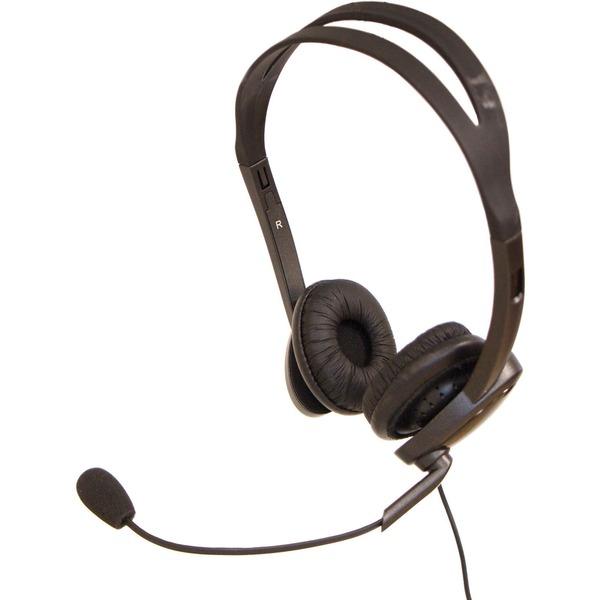Spracht ZŪM Stereo 3.5 and USB Headset - Stereo - Mini-phone - Wired - 32 - 140 Hz - 20 kHz - Over-the-head - Binaural - Circumaural - 5 ft Cable - Noise Canceling