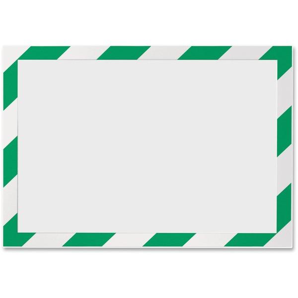  Durable & Reg ; Duraframe & Reg ; Security Self- Adhesive Magnetic Letter Sign Holder - Holds Letter- Size 8- 1/2 