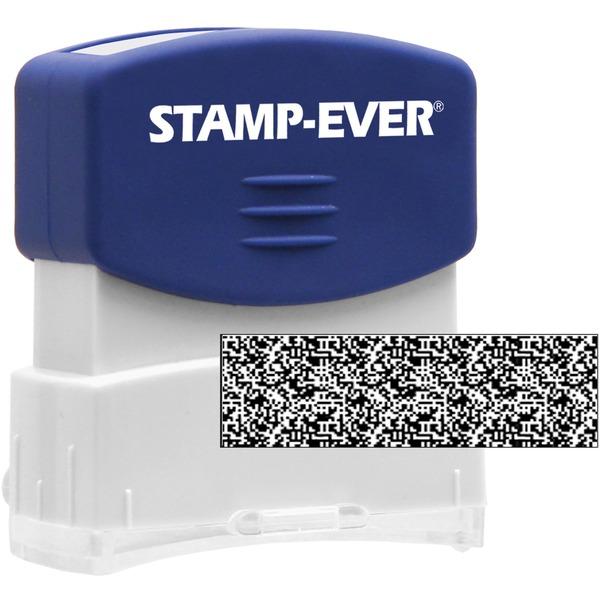Stamp-Ever Pre-inked Security Block Stamp - 1.69