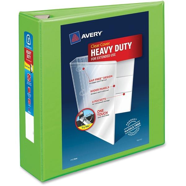Avery® Heavy-Duty View Binders - Locking One Touch EZD Rings - 3