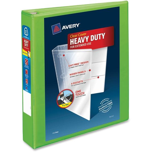 Avery® Heavy-Duty View Binders - Locking One Touch EZD Rings - 1 1/2