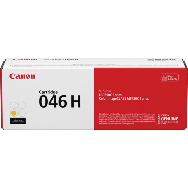Canon 046H Toner Cartridge - Yellow - Laser - High Yield - 5000 Pages - 1 Each