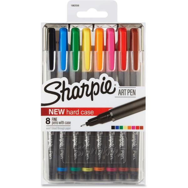 Sharpie Fine Point Art Pen - Fine Pen Point - Assorted - 8 / Set