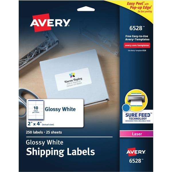  Avery & Reg ; Shipping Labels - Sure Feed - 2 