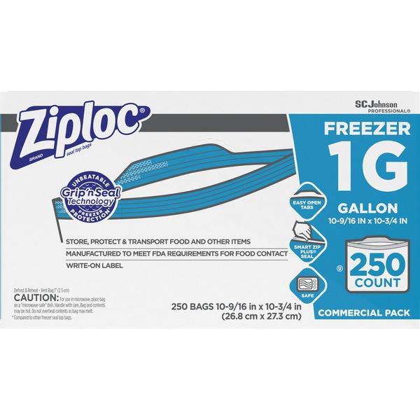 Ziploc® Seal Top Gallon Freezer Bags - 1 gal - 10.75