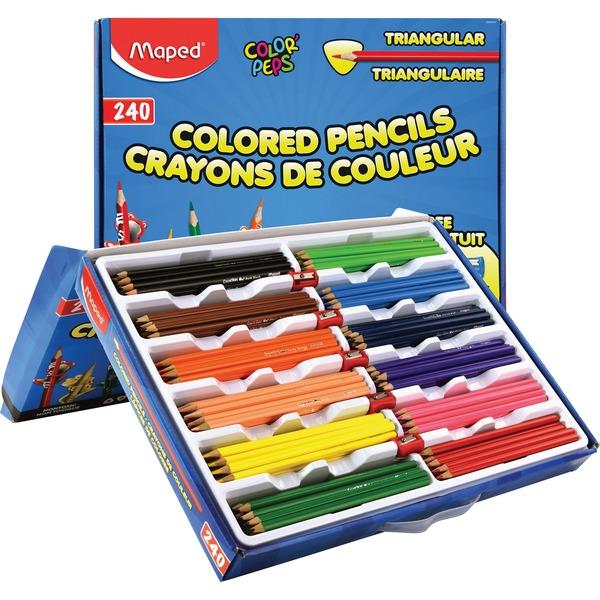 Helix Colored Pencils Classpack - Assorted Barrel - 240 / Box