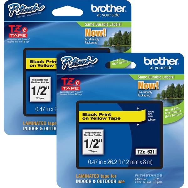 Brother P-touch TZe Laminated Tape Cartridges - 15/32