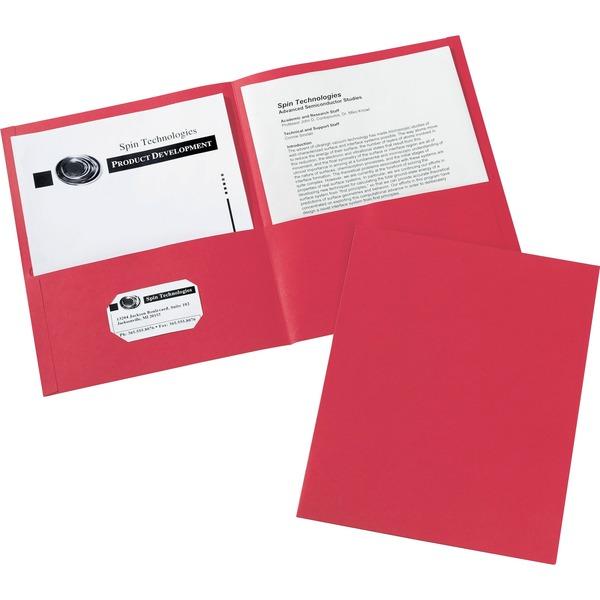  Avery & Reg ; Two- Pocket Folders - Letter - 8 1/2 