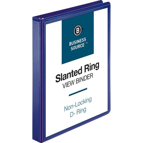 Business Source D-Ring View Binder - 1