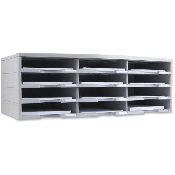Storex 12-compartment Organizer - 6000 x Sheet - 12 Compartment(s) - 9.50