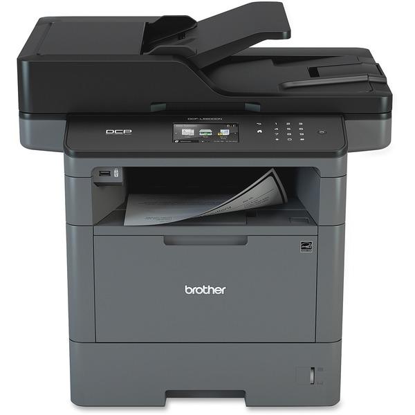 Brother DCP-L5600DN Laser Multifunction Printer - Monochrome -Duplex - Copier/Printer/Scanner - 42 ppm Mono Print - 1200 x 1200 dpi Print - 3.7