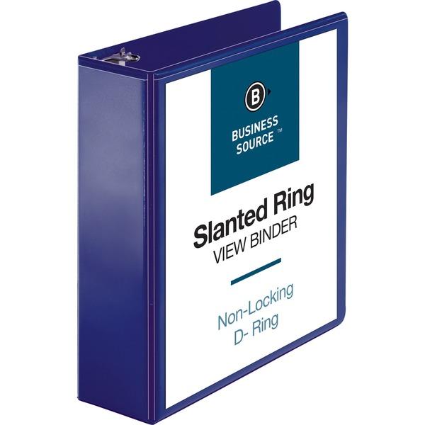 Business Source D-Ring View Binder - 3