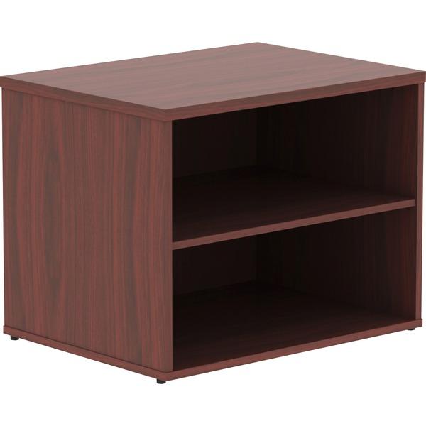 Lorell Relevance Series Mahogany Laminate Office Furniture Credenza - 29.5