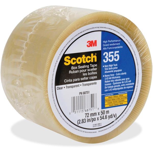 Scotch Box-Sealing Tape 355 - 54.68 yd Length x 2.83