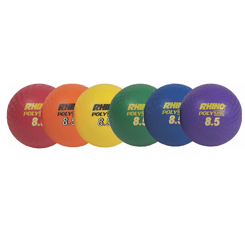  Champion Sports Rhino Skin Pg 8.5 Playground Balls - 6/Set