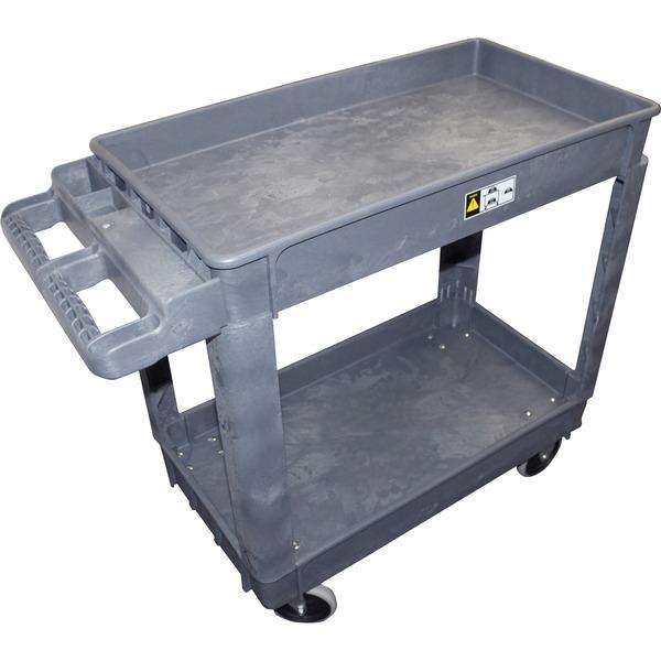 Impact Products 2 Shelf Utility Cart - 2 Shelf - 500 lb Capacity - 4 Casters - 5